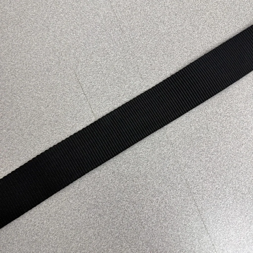 Core 4 Element Talus Nylon Belt Mens Black Silver Metal V-Ring Buckle Utility